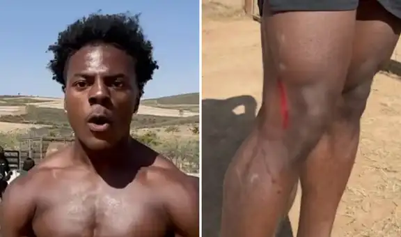 Guepardo ataca a streamer Speed durante su tour por África y el video se vuelve viral en redes sociales