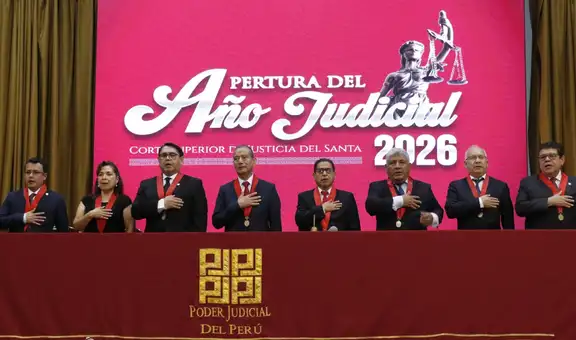 Corte Superior de Justicia del Santa inició el año judicial 2026