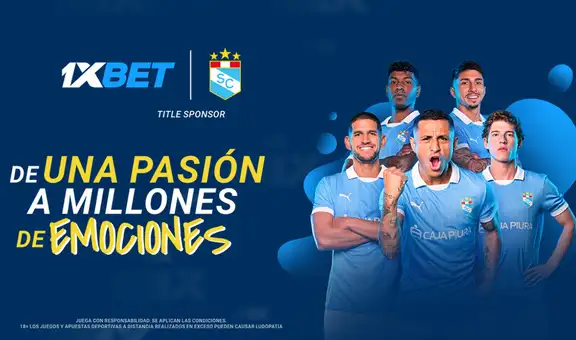 1xBet se convierte en patrocinador principal de Sporting Cristal