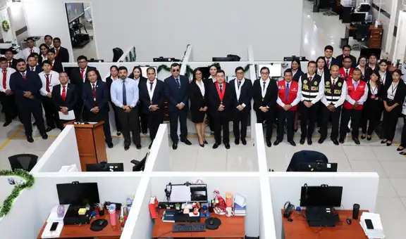 Unidad de Flagrancia de Tumbes inaugura nuevas salas de audiencia