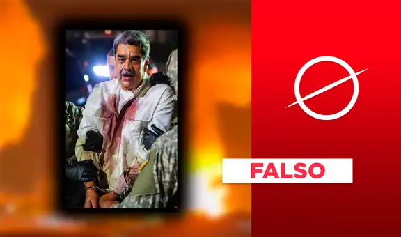 Fotografía de Nicolás Maduro aparentemente herido tras su captura en Venezuela fue generada con IA