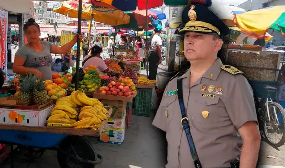 Piura: nuevo jefe de la región policial respalda pedido de alcalde para retirar ambulantes del complejo de mercados