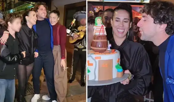 Antonio Pavón es sorprendido con serenata de cumpleaños por su novia e hijo: "Por más aventuras juntos"