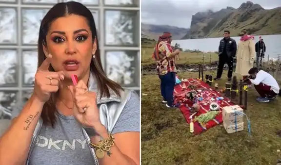 Karla Tarazona niega haber hecho un 'amarre' tras ser vista en ritual con Christian Domínguez: “Si no hay amor, no hay nada”