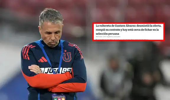 Prensa chilena lapida a Gustavo Álvarez por dejar a la U. de Chile y estar cerca de llegar a la selección peruana: "Escondía algo"