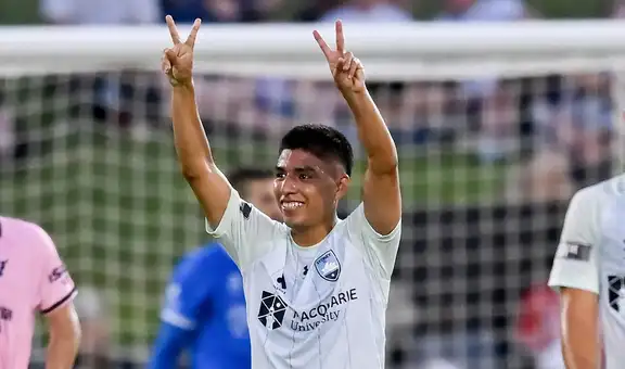 Piero Quispe anotó su primer gol en la liga australiana con Sydney FC: el volante abrió el marcador tras espectacular jugada