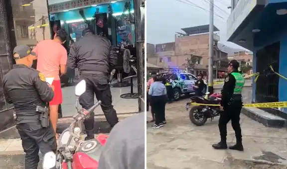 Asesinan a barbero y hieren de bala a otro dentro de su local en Comas: una de las víctimas sería dueño del negocio