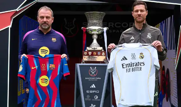 Barcelona y Real Madrid se ven las caras por la final de la Supercopa de España