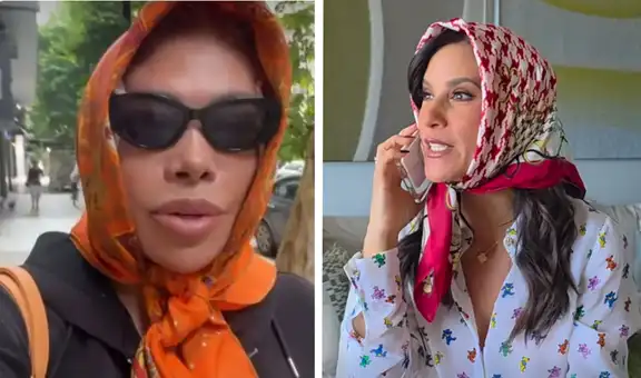 María Pía Copello bromea sobre el look con pañuelo de Magaly Medina tras su cirugía estética: “Hay que patentarlo”