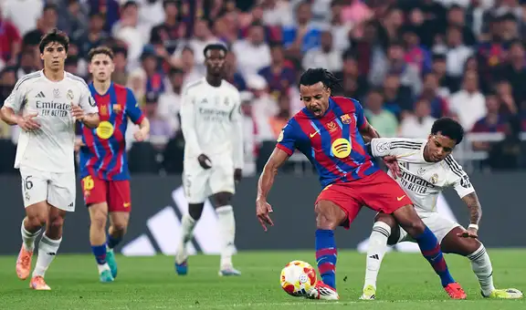 VER Barcelona vs Real Madrid EN VIVO por la Supercopa de España: empatan al final del primer tiempo