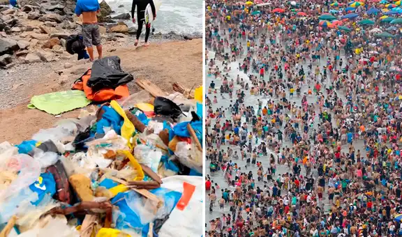 Alcalde de Chorrillos advierte posible cierre de la playa Agua Dulce ante aglomeración de toneladas de basura: "La gente no quiere mejorar"