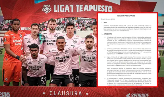 Liga 1 2026 podría iniciar con un equipo menos: suspenden licencia de Sport Boys a poco de jugarse el torneo