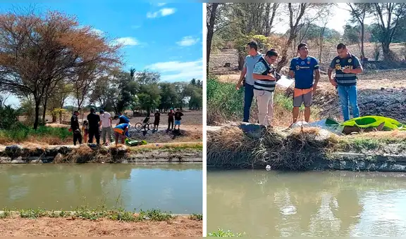 Piura: adolescente muere ahogada en rio y adulto es hallado sin vida en canal de regadío