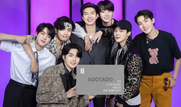 ¡Agotado! BTS logra sold out de la ARMY Membership a varios meses de sus dos conciertos en Lima este 2026