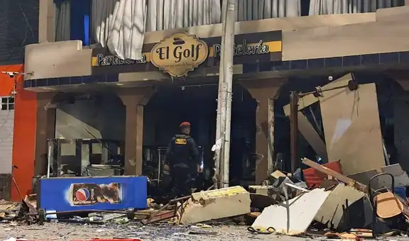 Explosión de gas en panadería de Trujillo deja tres heridos y daños materiales