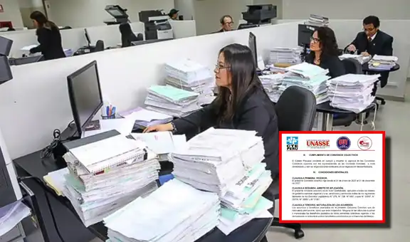 Negociación colectiva: Trabajadores estatales piden aumento salarial de S/700, aguinaldo completo y bono desde S/600