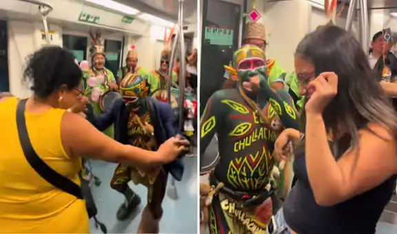 Captan a grupo tocando música de la selva dentro de la Línea 1 del Metro de Lima y redes estallan: "Perú es clave"