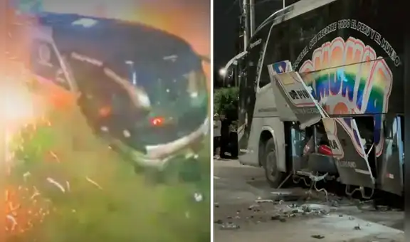 Atentan con explosivo a bus de la agrupación Armonía 10 durante presentación en Trujillo