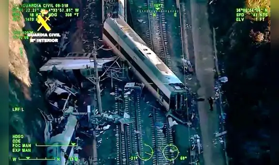 Descarrilamiento de dos trenes de alta velocidad en España deja al menos 39 muertos y 73 heridos, según actualización