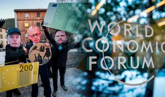 Javier Milei, Daniel Noboa y José Raúl Mulino, los únicos presidentes de América Latina presentes en el Foro de Davos