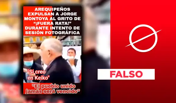 Ciudadanos sí mostraron su rechazo a Jorge Montoya, pero el video viral no es actual: ocurrió en 2021