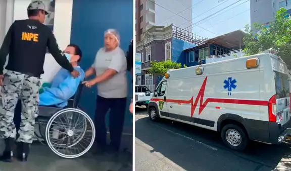 Martín Vizcarra es trasladado en silla de ruedas a clínica de Jesús María para intervención quirúrgica