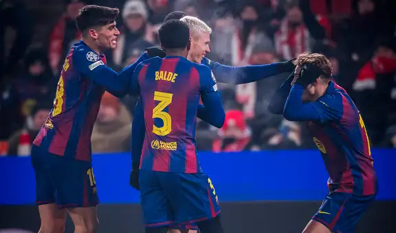Barcelona venció a Slavia Praga y buscará su pase a octavos de final de la Champions League en la última fecha
