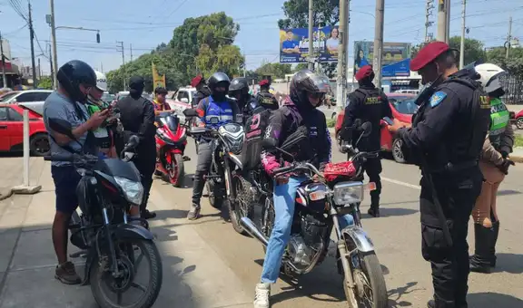 PNP pide modificar norma de 'dos en moto' para que cualquier agente pueda imponer multas