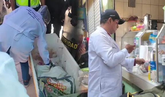 Incautan pescado y verduras podridas en negocios de comida del Mercado Central de Chiclayo