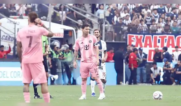 Alianza Lima vs Inter Miami EN VIVO vía Latina, con Lionel Messi: Paolo Guerrero falla gol por la Noche Blanquiazul en Matute