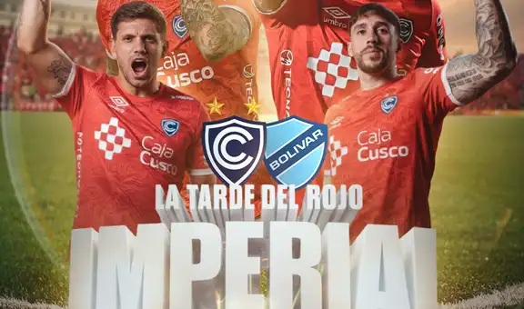 ¿A qué hora juega Cienciano vs Bolívar HOY EN VIVO por la Tarde del Rojo Imperial 2026?