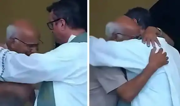 Adulto mayor rompe en llanto al enterarse del fallecimiento de su nieto en plena misa en Brasil