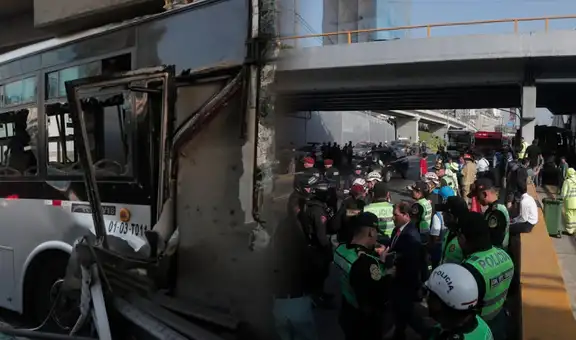 ATU defiende a chofer tras choque del Metropolitano en Vía Expresa: "Tiene un récord impecable y descansó el día anterior"