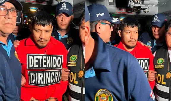 Erick Moreno Hernández, alias 'El Monstruo' y líder de Los Injertos del Cono Norte, llega a Lima extraditado desde Paraguay