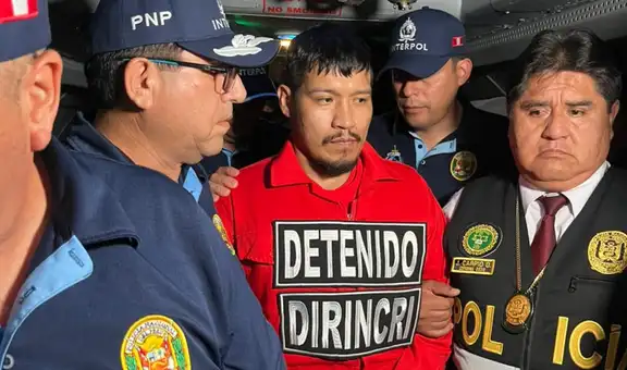 Erick Moreno Hernández, alias 'El Monstruo' y líder de Los Injertos del Cono Norte, llega a Lima extraditado desde Paraguay