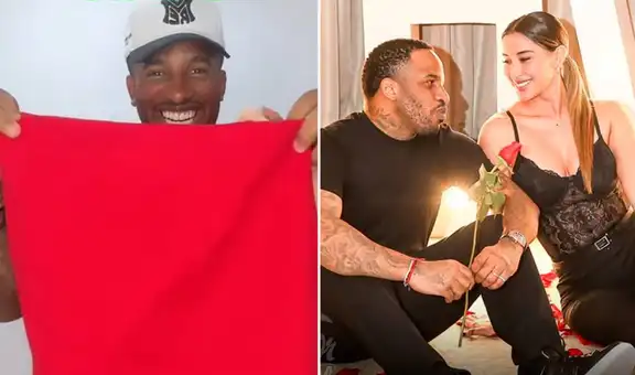 Jefferson Farfán sorprende al ayudar a Xiomy Kanashiro a vender su emprendimiento en vivo: "Ya ven que sí trabajo también"