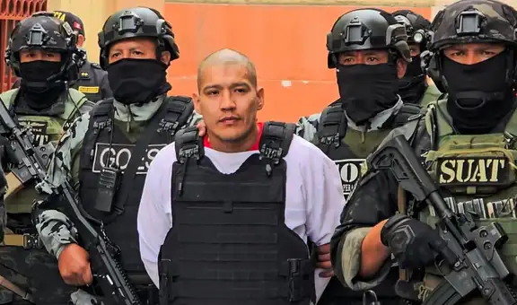 Rapan a Erick Moreno, alias el 'Monstruo', previo a su traslado a la Base Naval del Callao