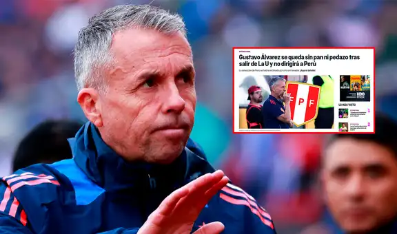 Prensa internacional cuestiona a Gustavo Álvarez por no ser elegido como DT de la selección peruana: "Se queda sin pan ni pedazo"