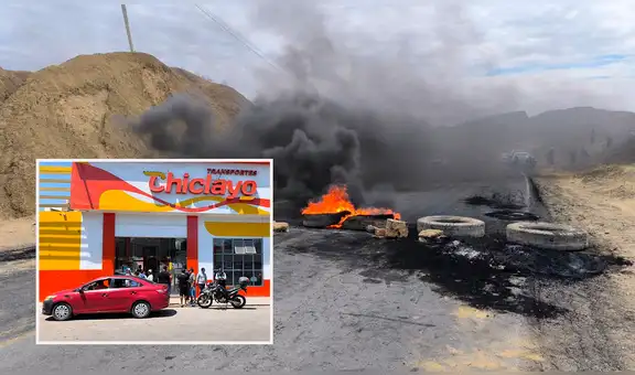 Protestas en Talara: empresas de buses en Chiclayo suspenden venta de pasajes y viajes al norte por bloqueos
