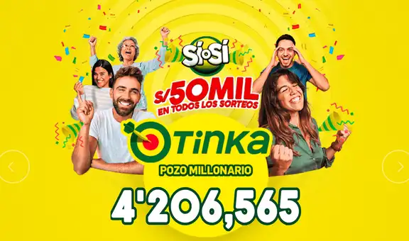 Sorteo de La Tinka HOY domingo 1 de febrero de 2026: premios, jugada ganadora y Pozo Millonario
