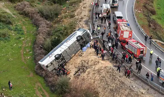 Al menos 16 muertos y 30 heridos dejan dos accidentes de tránsito en Turquía