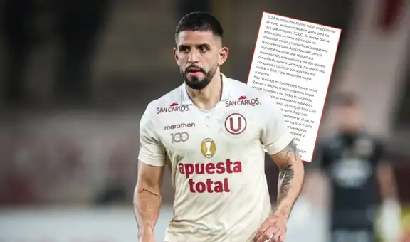 Esposa de Matías Di Benedetto revela que defensa de Universitario tuvo grave accidente antes de dar sus exámenes de nacionalización