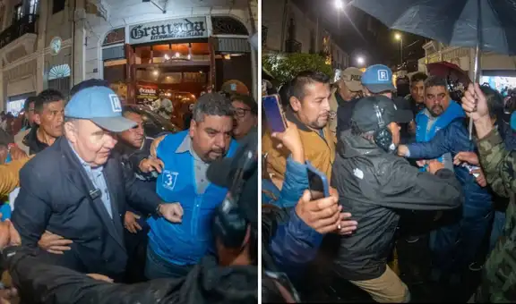 Rechazan a Rafael López Aliaga en Arequipa: población le grita "Porky corrupto"