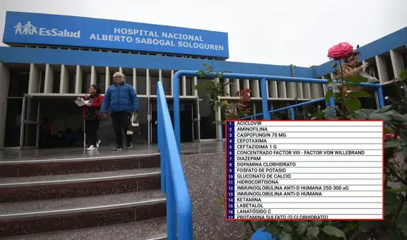 Familiares de pacientes con cáncer denuncian falta de hasta 34 medicamentos básicos en el Hospital Sabogal del Callao
