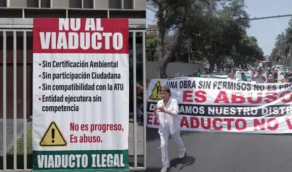 Paralizan temporalmente Viaducto Javier Prado, pero vecinos exigen cancelación total: "No tiene estudios técnicos y es obsoleta"