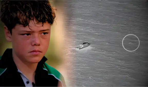 Adolescente australiano de 13 años nadó durante 4 horas para salvar a su familia: "Tenía que seguir adelante"