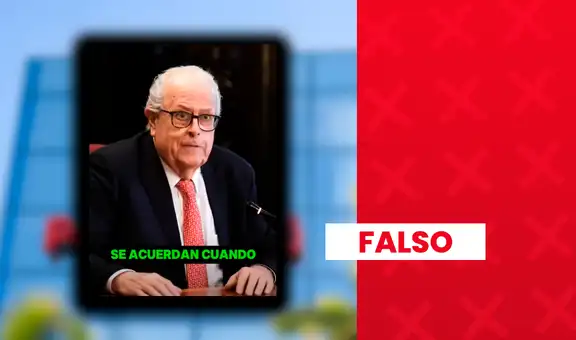 Video de Julio Velarde mostrando rechazo a PetroPerú y al uso de las reservas del BCRP es falso: clip fue generado con IA