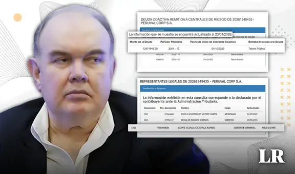 Sunat confirmó que empresa de Rafael López Aliaga debe S/13 millones