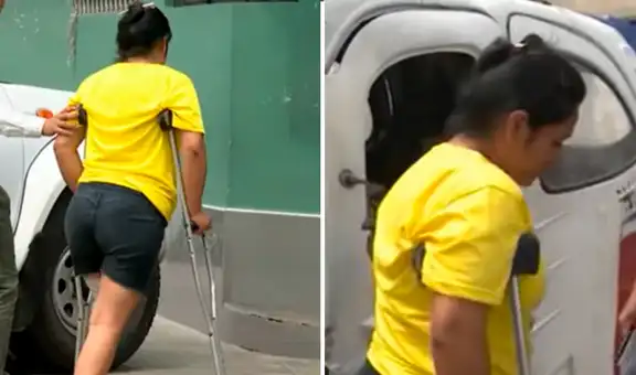 Extorsionan con S/30.000 a mujer comerciante que perdió una pierna en accidente en SJL: "Tengan piedad, por favor"