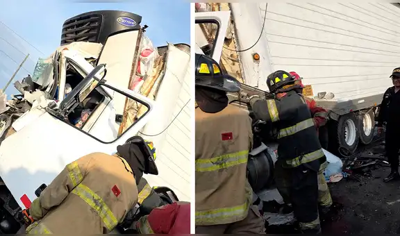 Chiclayo: dos choferes pierden la vida en accidente en la Panamericana Norte